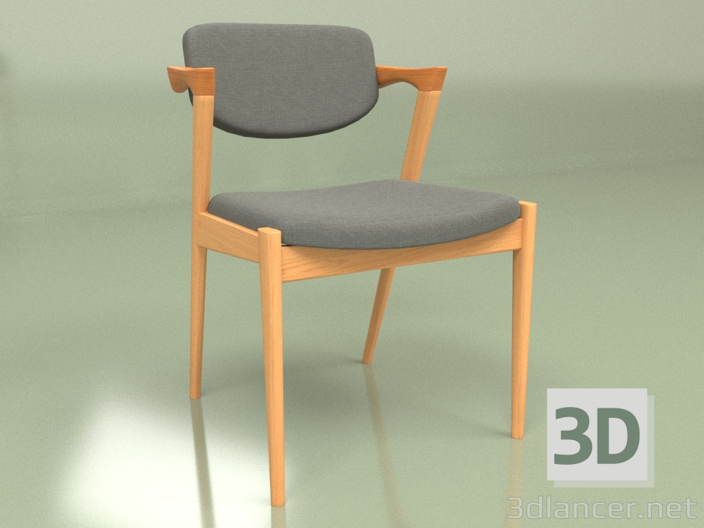 3D Modell Stuhl Augusta (grau) - Vorschau