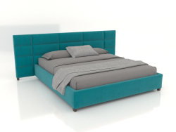 नरम हेडबोर्ड वाला बिस्तर मोडेना