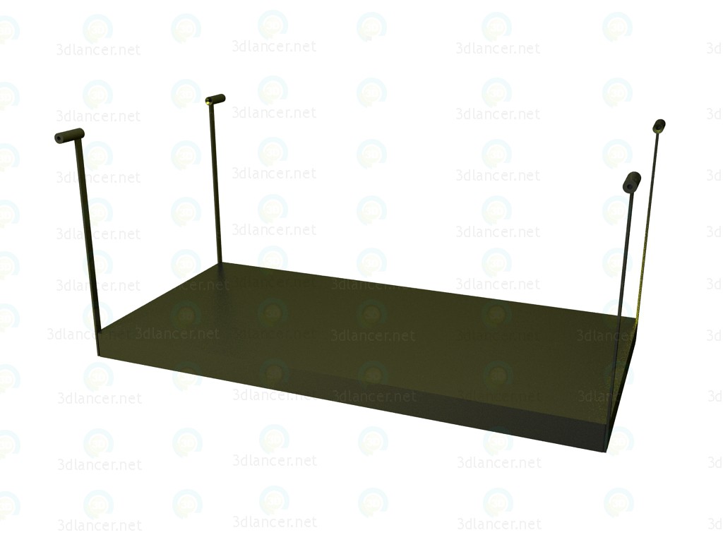 3d model Estante para mesa P1S0510A - vista previa