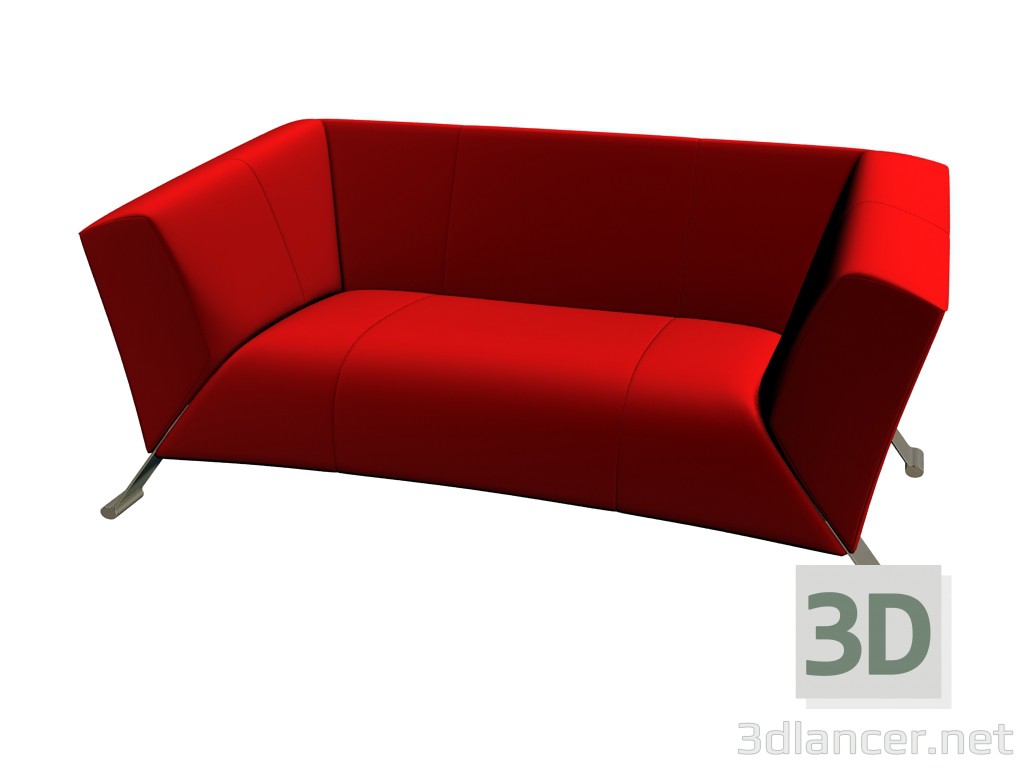 3d model Sofá de 322 - vista previa