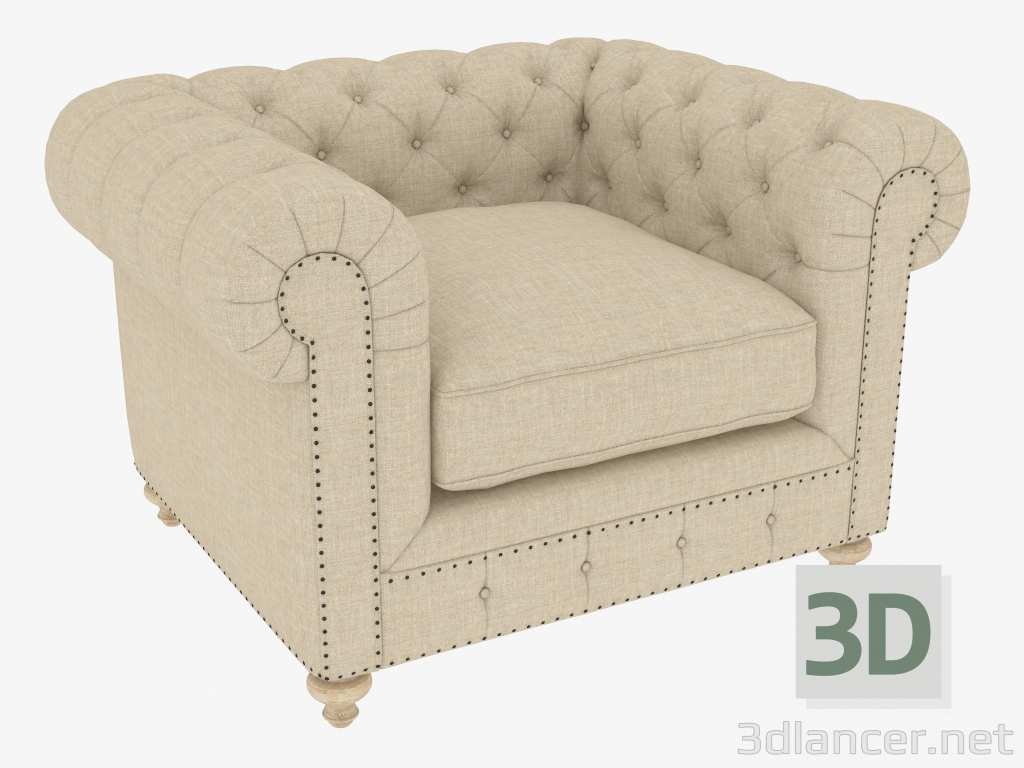 3D Modell Sessel ZIGARREClubSessels (7841.0001) - Vorschau
