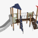 3d model Children's play complex (4415) - preview