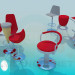 3D modeli Barlar, kafeler için sandalye - önizleme