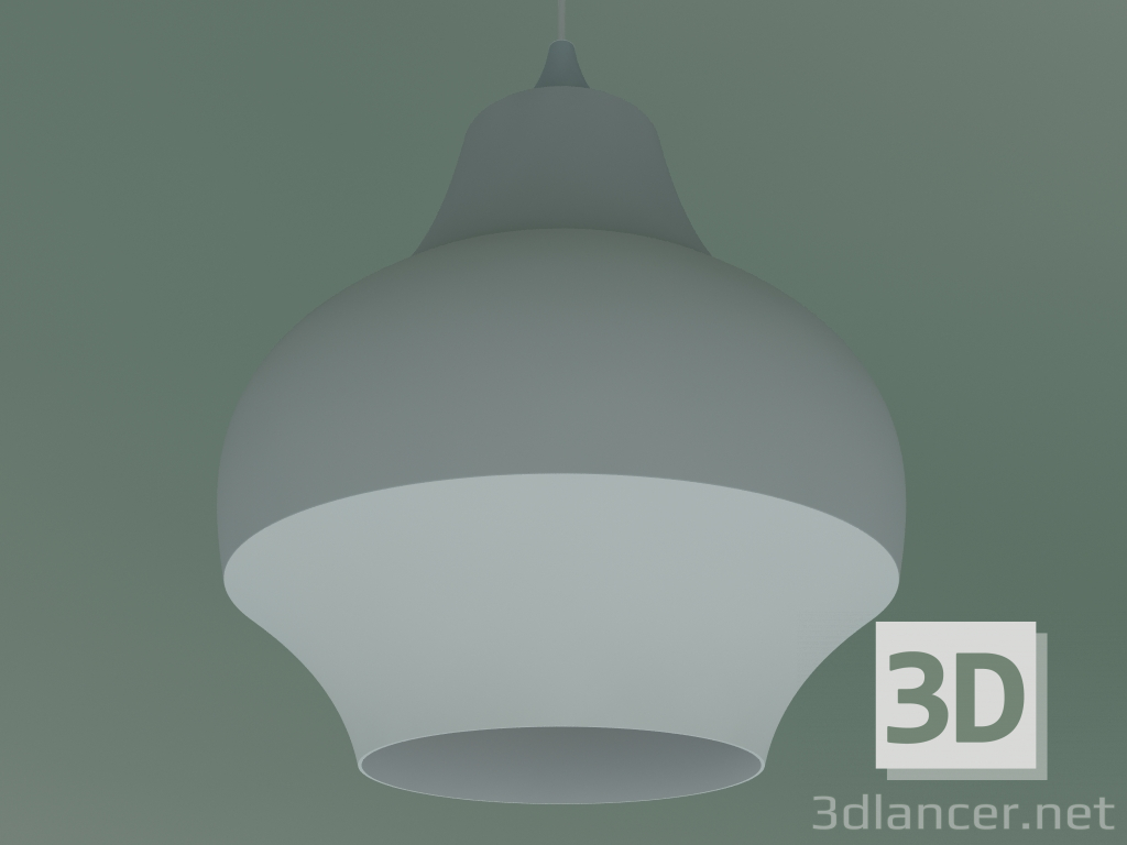 modello 3D Lampada a sospensione CIRQUE 380 (60W E27, GRIGIO TOP) - anteprima