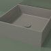 3D modeli Tezgah üstü lavabo (01UN21301, Clay C37, L 48, P 48, H 16 cm) - önizleme