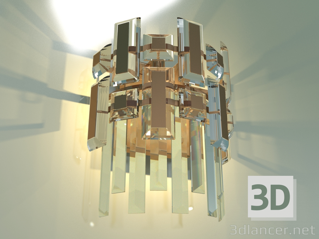 3D modeli Duvar lambası Lago 330-2 Strotskis - önizleme