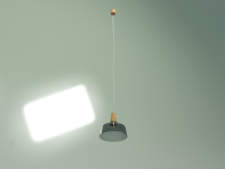 Lámpara colgante Industrial diámetro 27,5 (ahumado)