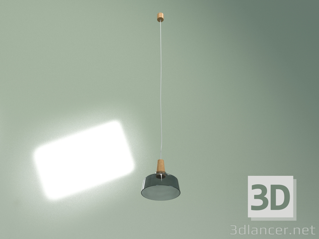 3d model Lámpara colgante Industrial diámetro 27,5 (ahumado) - vista previa