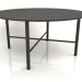 Modelo 3d Mesa de jantar DT 02 (opção 2) (D=1600x750, madeira castanho escuro) - preview