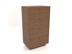 Chest of drawers TM 15 (604x400x1074, wood brown light)