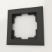 modèle 3D Cadre Fiore pour 1 poteau (noir mat) - preview