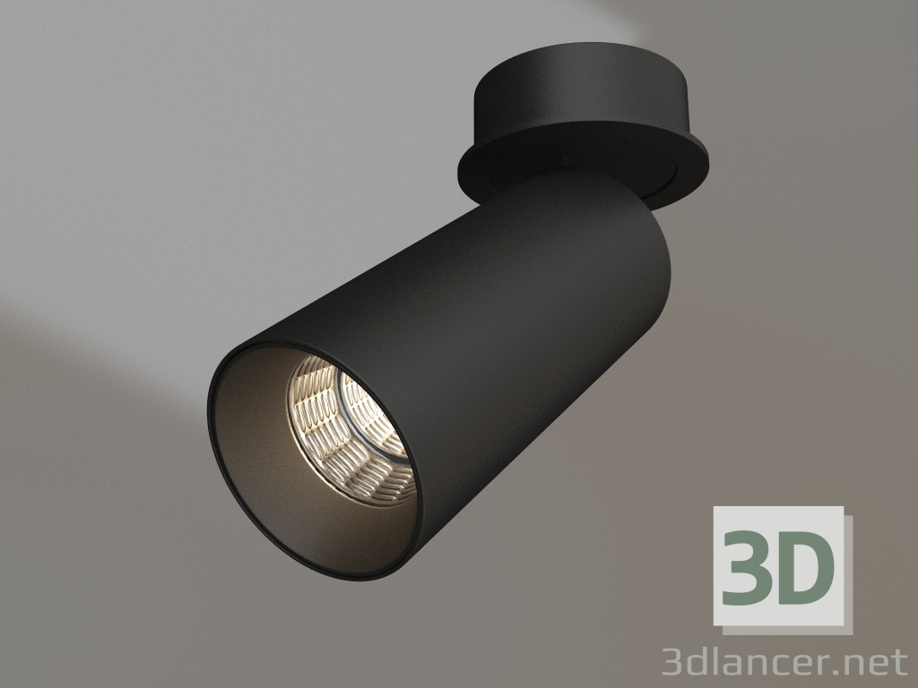 3d model Lamp SP-POLO-BUILT-R65-8W Warm3000 (BK-BK, 40°) - preview