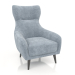 3d model SHELBY armchair (Soft 19) - preview