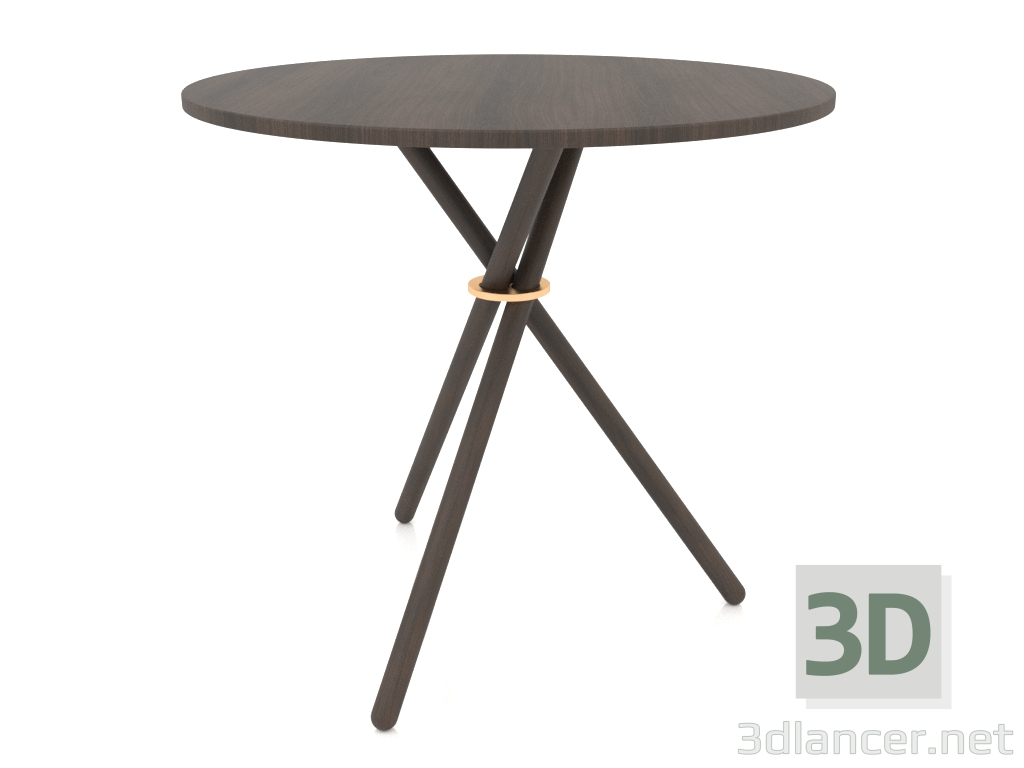 modèle 3D Table basse Aldric (Chêne foncé, Chêne foncé) - preview
