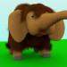 modèle 3D Petit mammouth - preview