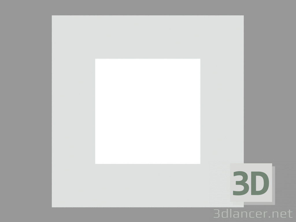 3D modeli Downlight YÜZÜK KARE (S4915) - önizleme