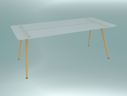 Mesa de conferencia (SAMC1 G1, 2000x900x740 mm)