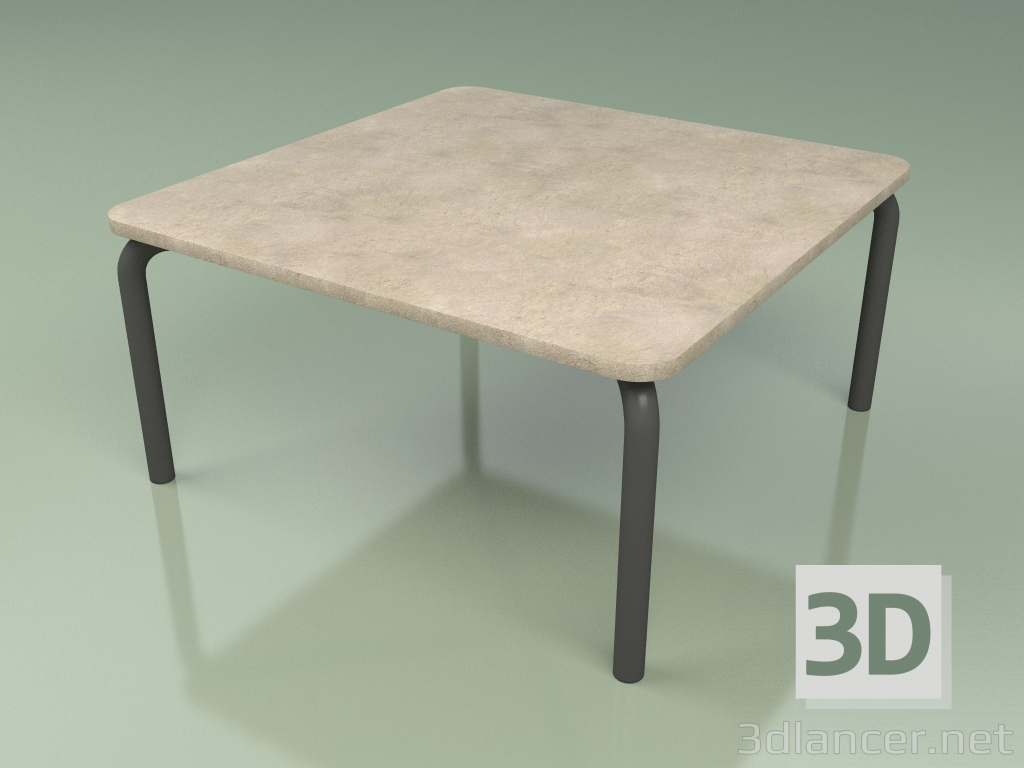 3d model Coffee table 005 (Metal Smoke, Farsena Stone) - preview