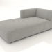 3d model Chaise longue (L) 83x195 with an armrest on the left - preview