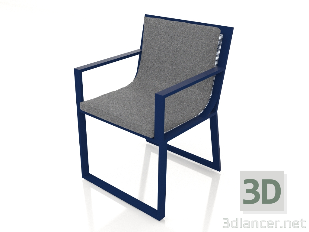 3D Modell Esszimmerstuhl (Nachtblau) - Vorschau