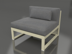 Modular sofa, section 3 (Gold)