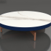3d model Round coffee table Ø90x22 (Night blue, DEKTON Aura) - preview