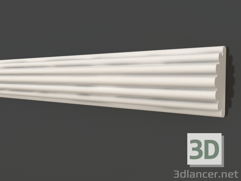 3d model Plaster molding LG 008 3 (30x12) - preview