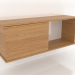 modèle 3D Étagère suspendue SHELF (avec 1 section ouverte à droite) 1000 mm (chêne naturel) - preview