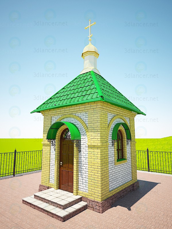modelo 3D Pequeña capilla - escuchar modelo 3D Pequeña capilla - escuchar