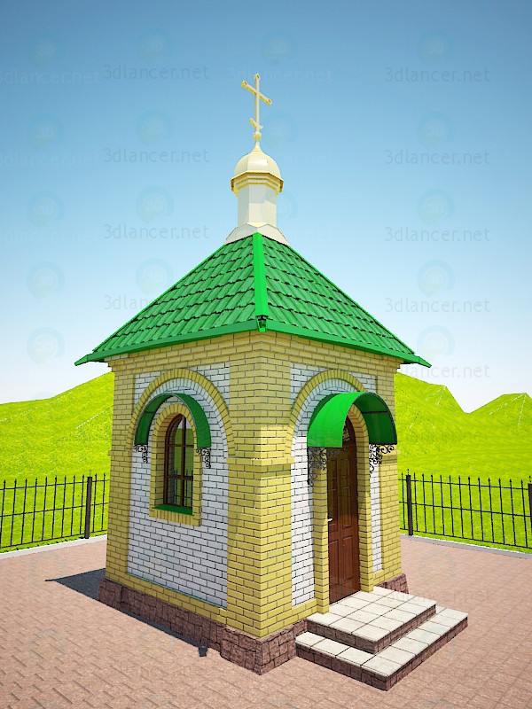 modelo 3D Pequeña capilla - escuchar modelo 3D Pequeña capilla - escuchar