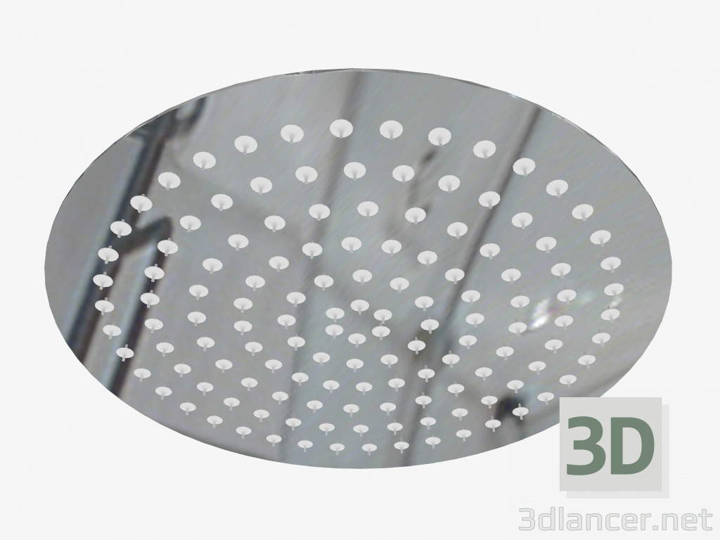 3 डी मॉडल शावर सिर दौर 400 मिमी फ्लोक (एनएसी 001 के) - पूर्वावलोकन