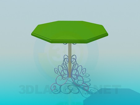 3d model Outdoor table - preview 3d model Outdoor table - preview