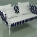 3d model Outdoor sofa InOut (852, White Lacquered Aluminum) - preview