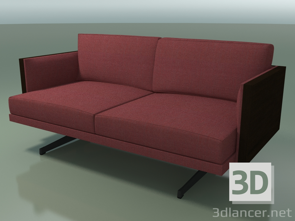 3D modeli Çift kişilik kanepe 5227 (H ayaklar, Venge) - önizleme