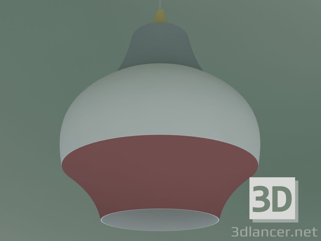 modello 3D Lampada a sospensione CIRQUE 380 (60W E27, TOP GIALLO) - anteprima