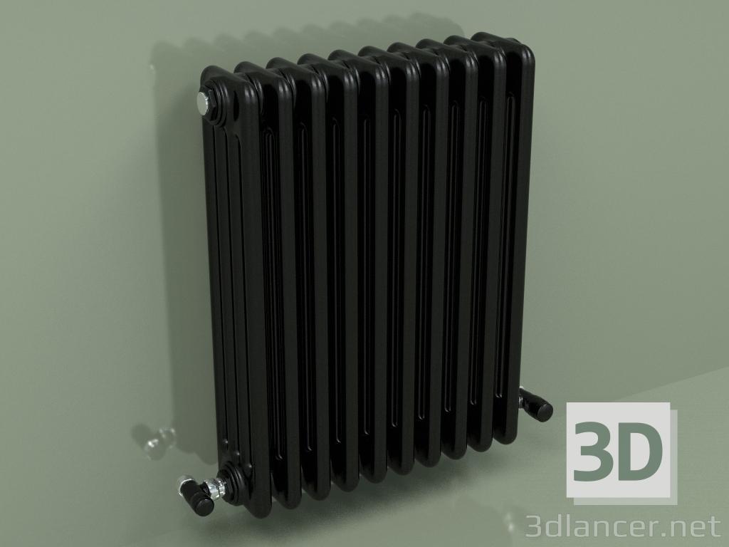3D Modell Kühler TESI 4 (H 600 10EL, Schwarz - RAL 9005) - Vorschau