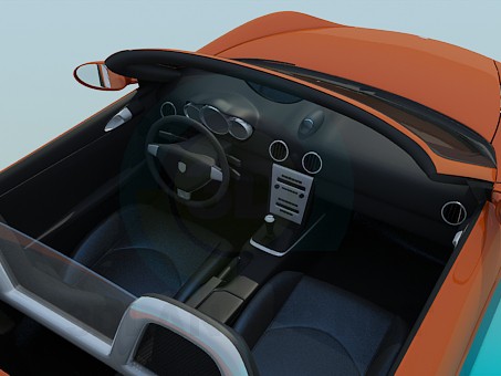3d model Porche Boxter - preview 3d model Porche Boxter - preview