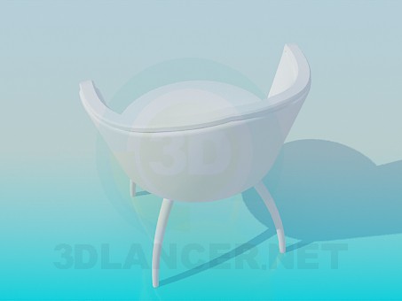 modelo 3D Silla con estilo - escuchar modelo 3D Silla con estilo - escuchar