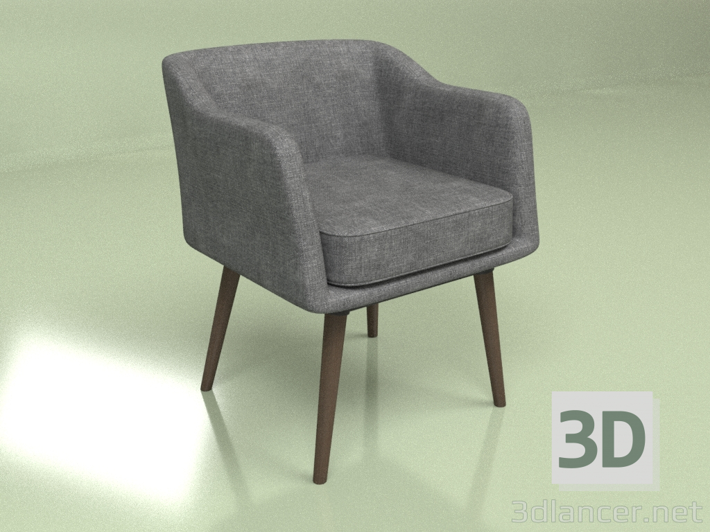3d model Armchair Montreal 2 - preview