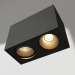 modèle 3D Lampe SP-CUBUS-S100x200-2x11W (noir) - preview