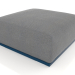 3d model Pouf sofa module (Grey blue) - preview