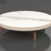 modello 3D Tavolino rotondo Ø90x22 (Sabbia, DEKTON Aura) - anteprima