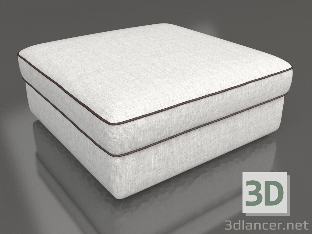 3d model Pouf Cartier (option 1) - preview