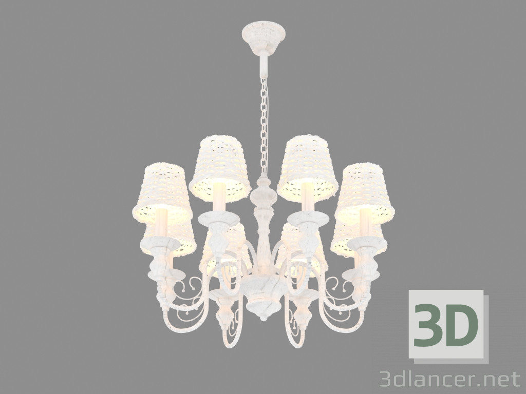 3d model Chandelier A3400LM-8wh - preview