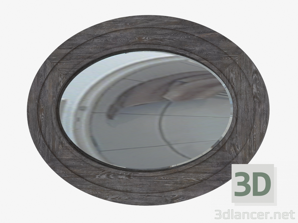 modello 3D Specchio ovale OLMETTA MIRROR WIDE (9100.1171) - anteprima