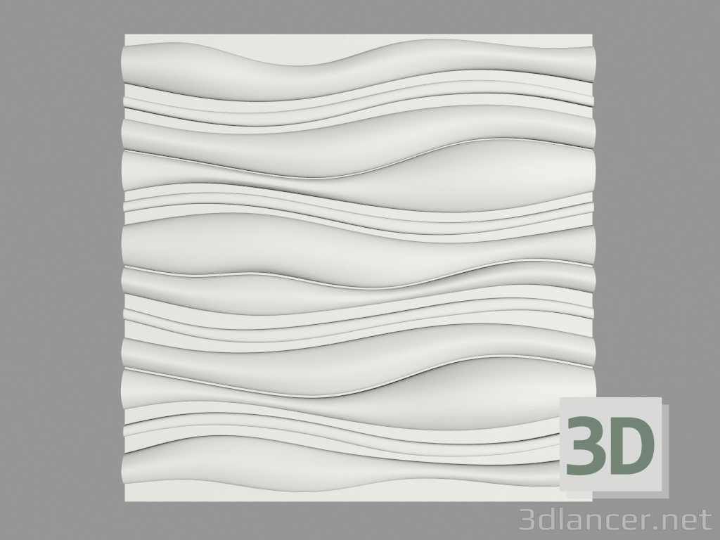 modello 3D Pannello 3D (n. 1) - anteprima