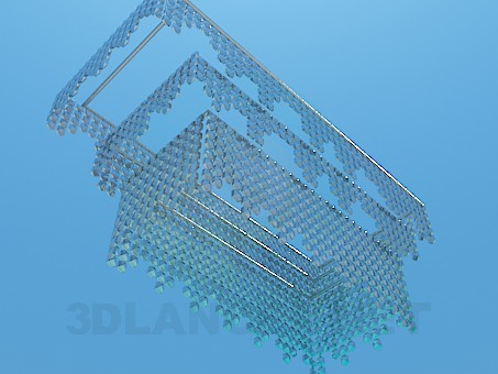 modelo 3D Lámpara chandelier de cristal - escuchar modelo 3D Lámpara chandelier de cristal - escuchar