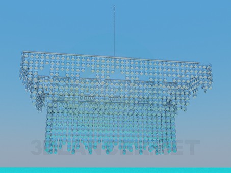 modelo 3D Lámpara chandelier de cristal - escuchar modelo 3D Lámpara chandelier de cristal - escuchar