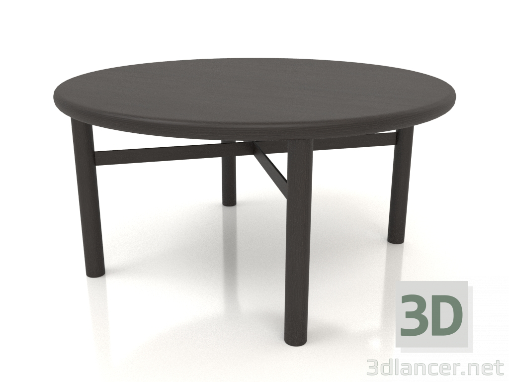 3d model Coffee table (rounded end) JT 031 (D=800x400, wood brown dark) - preview
