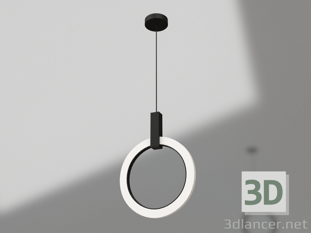 modèle 3D Pendentif Azalée noir d30 (08430-30.19) - preview